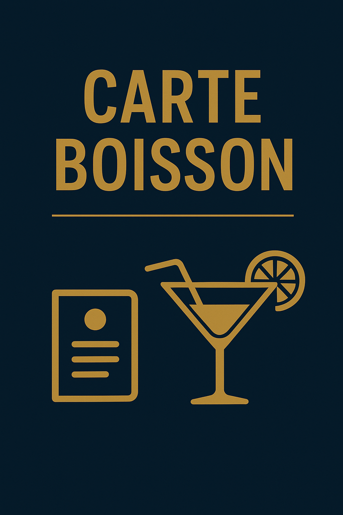 Carte boisson